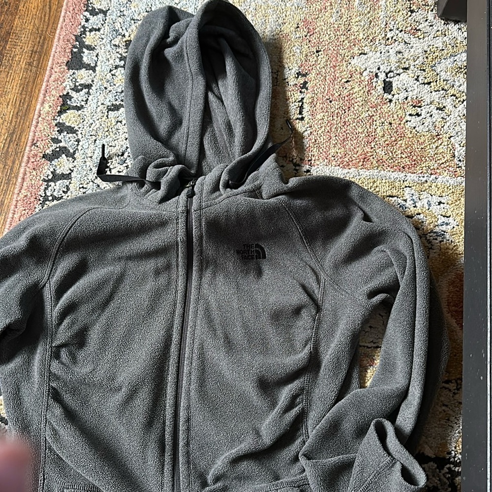North face fleece zip up